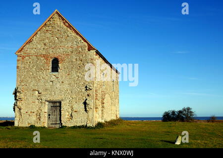 St Peter's Kapelle, Bradwell-on-Sea, Essex, Großbritannien Stockfoto