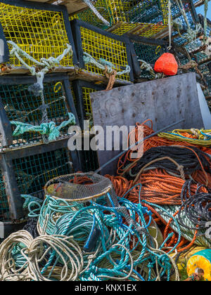 Die Fanggeräte, die St. Margaret's Bay in der Nähe von Hackett's Bay, Nova Scotia, Kanada. Stockfoto