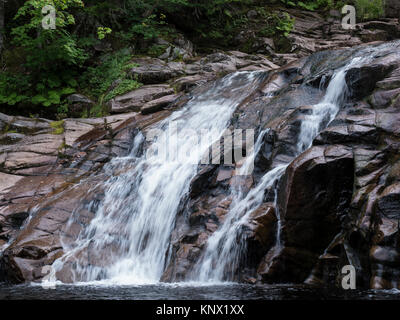 Mary Ann Falls, Cape Breton Island, Cape Breton Highlands National Park, Nova Scotia, Kanada. Stockfoto