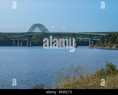 Seal Island Bridge, North Sydney, Nova Scotia, Kanada. Stockfoto