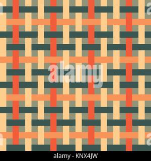 Geometrischer Vektor nahtlose Muster. Vintage abstrakt Hintergrund. Mosaik. Stock Vektor