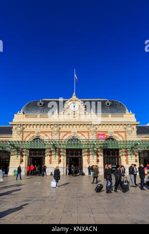 Gare de Nice Ville, Hauptbahnhof für Bahnverbindungen, French Riviera, Cote d'Azur, Frankreich Stockfoto