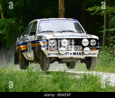 Paul Dyas, Ford Escort MK2, DKP 191 T, Forest rally Stage, Goodwood FoS 2015, 2015, Classic, Staub, Unterhaltung, furchtlos, Festival der Geschwindigkeit, Flachbild ou Stockfoto