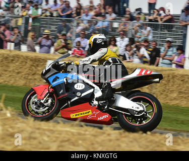 Kenny Roberts KR211V - Honda, Goodwood FoS 2015, 2015, Classic, Unterhaltung, furchtlos, Festival der Geschwindigkeit, Flach heraus, FoS, FoS 2015 Goodwood, Goodwood, Stockfoto