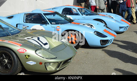 Beim Goodwood Revival 2013 Stockfoto