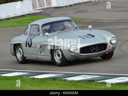 Hans Kleissl, Jochen Mass, Mercedes-Benz 300 SL Goodwood Revival 2013 Stockfoto