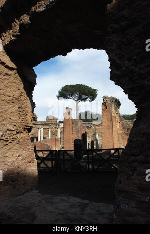 Die Hadriansvilla wurde im 2. Jahrhundert nach Christus als Rückzugsort für den Römischen Kaiser Hadrian gebaut Stockfoto