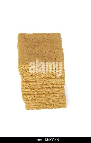 Ein Stapel von graham Cracker Stockfoto