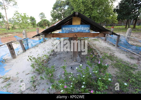 Im Schatten der Grenze casino ist von Pol Pot Verbrennungaufstellungsort. Unter seiner Führung die Khmer Rouge durchgeführten völkermord. Stockfoto