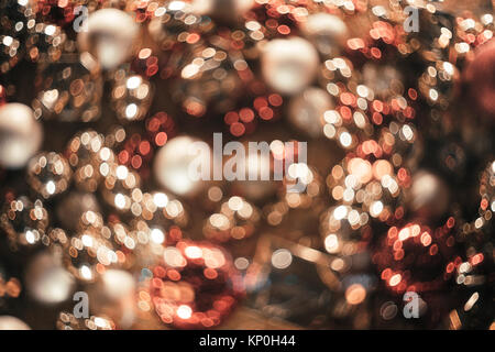 Bokeh. Neues Jahr bokeh Hintergrund. Zusammenfassung Hintergrund mit bunten Bokeh. Defokussierten leuchtet. Hintergrund für Weihnachtskarten. Schönen unscharfen christm Stockfoto