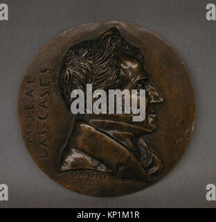 Diese Abbildung zeigt Emmanuel-Augustin-Dieudonné-Marin-Joseph, Comte de Las Fälle, die historische Porträts und Materialien der MET-Sammlung hervorheben. Stockfoto