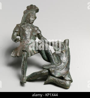 Bronze Relief eines römischen Soldaten und einer barbarischen MET DP 20458 248494 Stockfoto