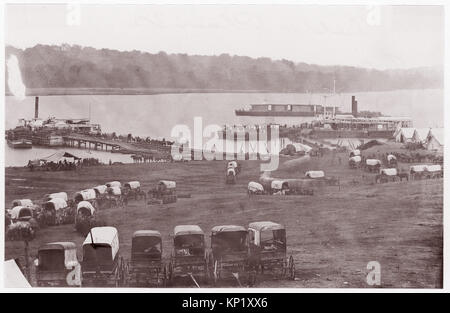 Belle Plain, Virginia. Potomac River, Obere Wharf MET DP 70635 267923 Stockfoto