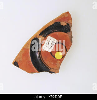 Fragment einer Terrakotta stemless Kylix (Trinkbecher) MET sf 201160317 Zurück 259161 Stockfoto