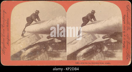 - Gruppe 42 Stereograph Ansichten von Alaska einschließlich der Gold Rush - MET DP 72348 288104 Stockfoto