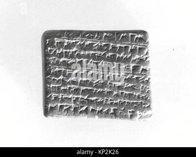 Keilschrift Tablet-Fragment eines medizinischen Text hat mich 56 81 52 324537 Stockfoto