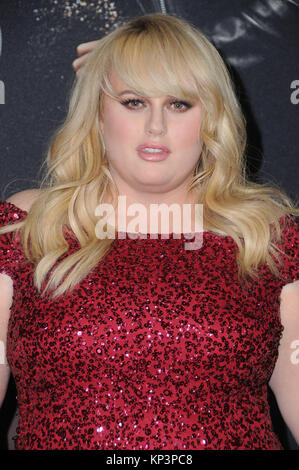 Dezember 12, 2017 - Hollywood, CA, USA - 11. Dezember 2017 - Hollywood, Kalifornien - Rebel Wilson. '' Pitch Perfect 3" Los Angeles Premiere bei Dolby Theatre in Hollywood. Photo Credit: Birdie Thompson/AdMedia (Credit Bild: © Birdie Thompson/AdMedia über ZUMA Draht) Stockfoto