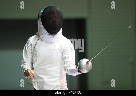 Komazawa Olympic Park Gymnasium, Tokio, Japan. 7 Dez, 2017. Yume Kuroki, 7. DEZEMBER 2017 - Fechten: das Fechten der All Japan Championships Frauen Degen an der Komazawa Olympic Park Gymnasium, Tokio, Japan. Credit: YUTAKA/LBA/Alamy leben Nachrichten Stockfoto