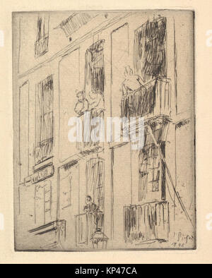 Dieppe, La Rue de La Flèche MET DP 819255 376186 Stockfoto