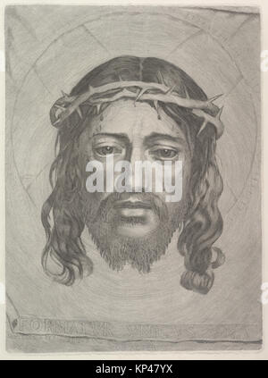 Antlitz Christi auf St. Veronica's Tuch MET DP 822672 393751 Stockfoto