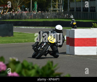 Joaquin Folch-Rusinol Jnr, Ivo Viscasillas, Norton Manx 500, Barry Sheene Memorial Trophy, Goodwood Revival 2015, 2015, Barry Sheene Memorial Trophy, Stockfoto