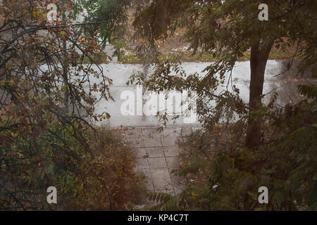 Ein Blick aus dem Fenster Stockfoto