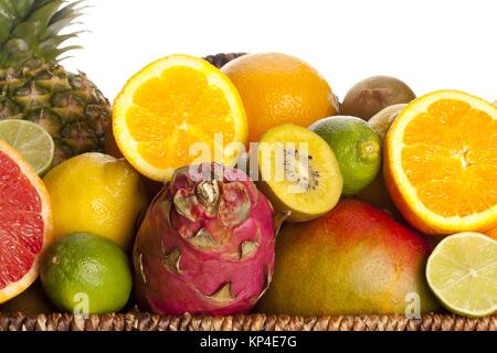 Nahaufnahme der anderen Art von Früchte Stockfoto