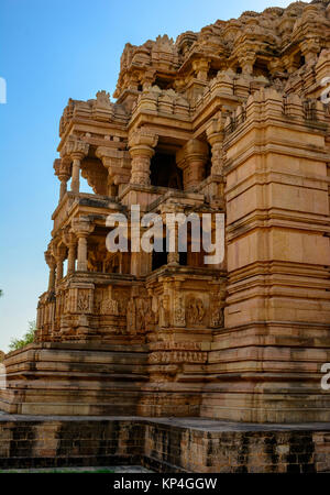 Sasbahu Tempel, Gwalior, Madhya Pradesh, Stockfoto