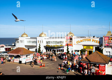 Clacton Pier in Clacton on Sea, Essex, England Stockfoto