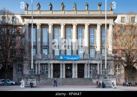 Rathaus Barmen, Wuppertal, Bergisches Land, Nordrhein-Westfalen, Bronchial-, Europa Stockfoto