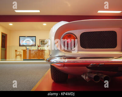 Innenraum der Ferrari Museum in Maranello, Italien Stockfoto