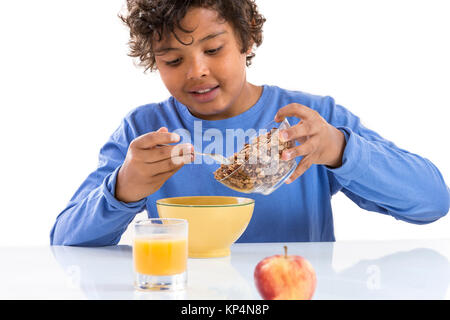 KIND ESSEN Stockfoto