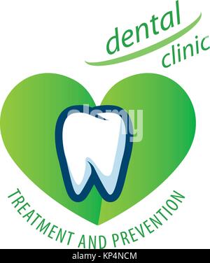 Vektor logo Zahnheilkunde Stock Vektor