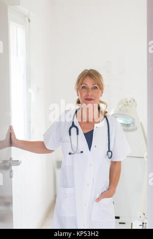Porträt der Ärztin. Stockfoto