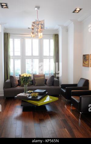 Moderne Wohnzimmer Stockfoto