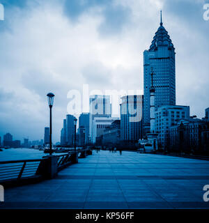 Marktplatz im Financial District, Shanghai, China. Stockfoto