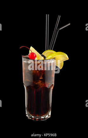 Cuba Libre cocktail Stockfoto
