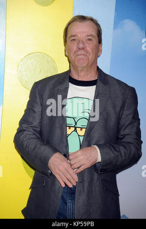 NEW YORK, NY - 31. Januar: Spongebob besucht "Der Spongebob Film: Schwamm aus Wasser" Weltpremiere auf AMC Lincoln Square Theater am 31. Januar 2015 in New York City. Personen: Rodger Bumpass Stockfoto