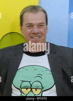 NEW YORK, NY - 31. Januar: Spongebob besucht "Der Spongebob Film: Schwamm aus Wasser" Weltpremiere auf AMC Lincoln Square Theater am 31. Januar 2015 in New York City. Personen: Rodger Bumpass Stockfoto