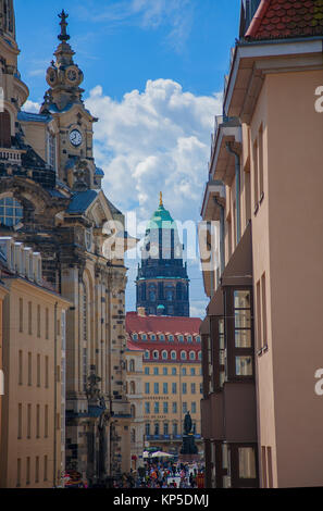 schöne elegante Dresden, Deutschland Stockfoto