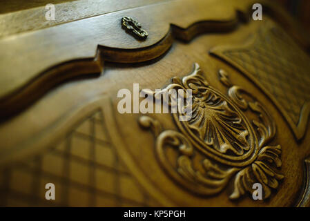 Detail eingerichteten Möbel Kommode Stockfoto