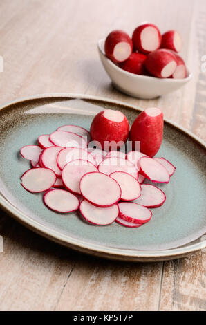 Lecker Radieschen Stockfoto