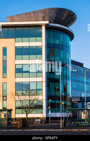 Bürogebäude mit 64 Clarendon Road, Watford, Hertfordshire, England, UK. Stockfoto