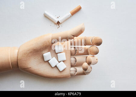 Rauchen BEHANDLUNG Stockfoto
