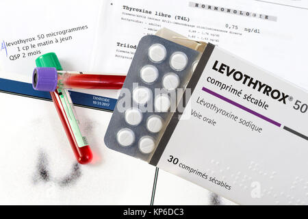 LEVOTHYROXIN Stockfoto