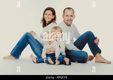 Familie - Familie Stockfoto