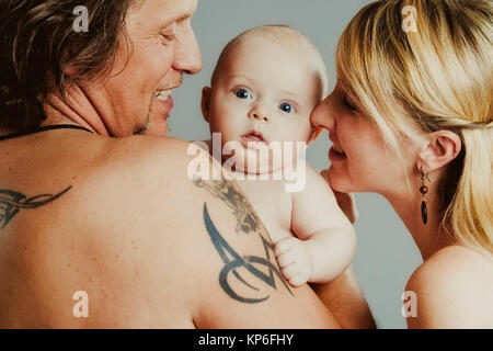 Eltern Mit Baby - Eltern mit baby Stockfoto