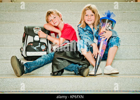 Grundschueler - Schüler Stockfoto