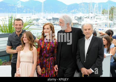 22. Mai, 2017 - Cannes Happy End photocall während des 70. Filmfestival von Cannes 2017 Stockfoto