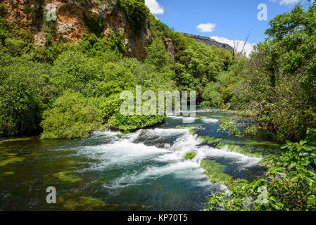 Cascades Roski Slap, Nationalpark Krka, Kroatien Stockfoto